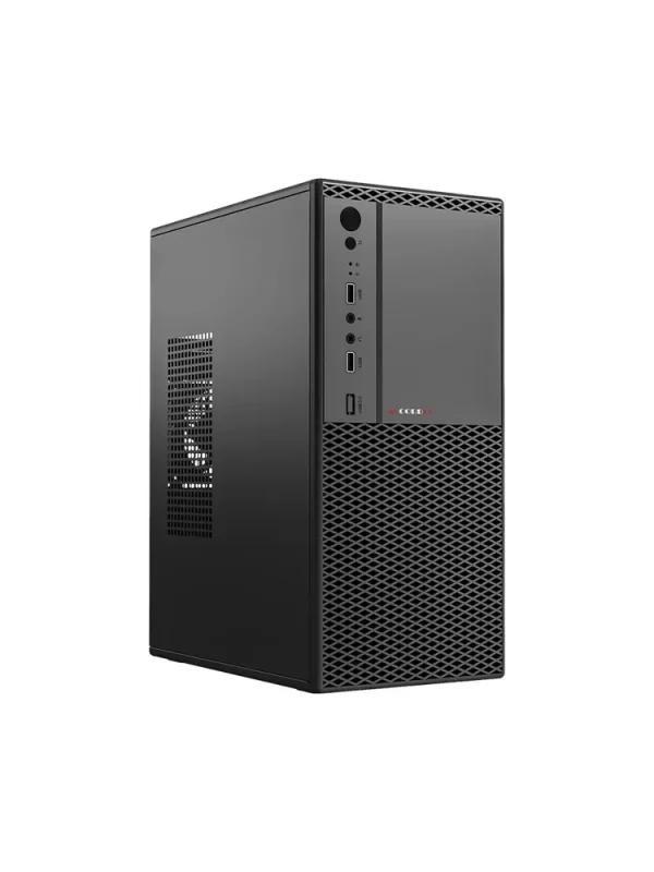 Корпус Accord ACC-1605B черный без БП mATX 2x120mm 2xUSB2.0 audio