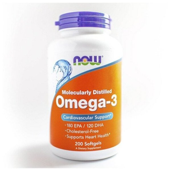 NOW Omega-3 1000 mg 200 (рыбий жир)